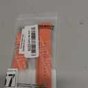 Hemsut Silicone Watch Bands, 18mm 20mm 22mm Quick Release Rubber Watch Strap for Men Women Soft Replacement, 10 Colors for Choose (Orange/Black/Silver)