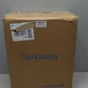 Darkaway Outdoor Lights Fixture Wall Mount, Exterior Wall Light with Water Ripple Glass Waterproof Black Outside Wall Sconce for House Porch Hallway Garage (15", 2 pack)