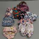 EZ Moms 10 Pack Diaper Covers For Girls Plastic Underwear For Toddlers Comfortable Rubber Pants For Toddlers Reusable Cloth Diaper Cover Breathable Plastic Underwear Covers For Potty Training Girls 6T