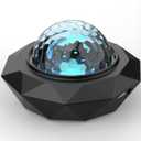 Galaxy Star Night Light, Black, Diamond-Shaped Base, LED Aurora Ceiling Lamp