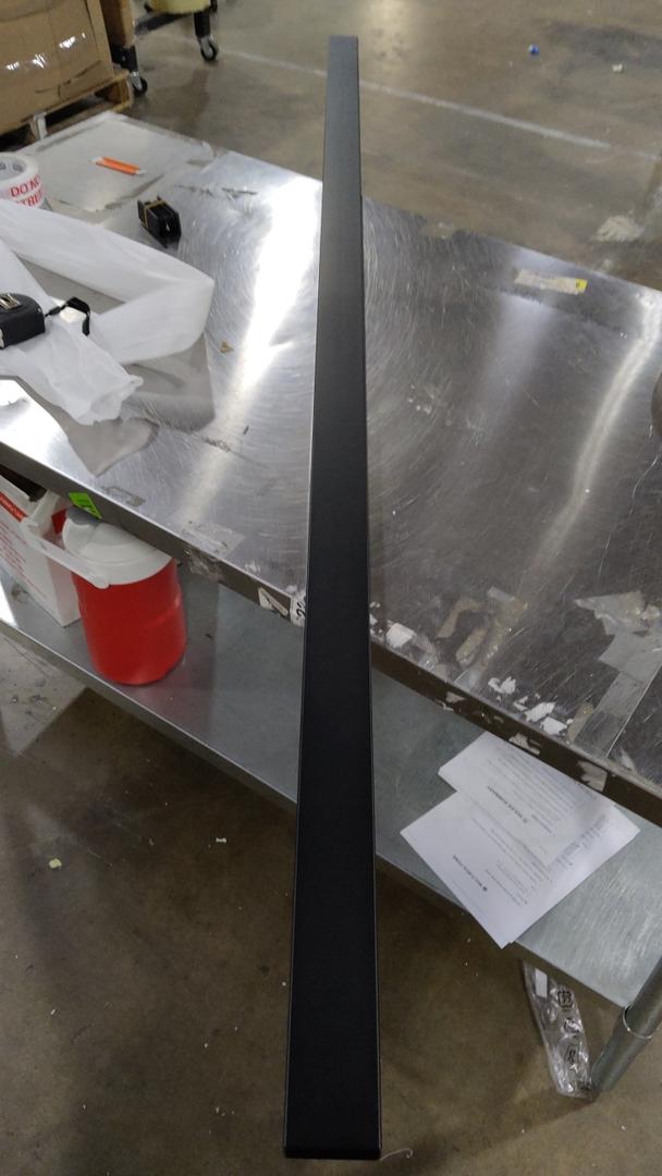 79 Inch Hollow Black Metal Bar