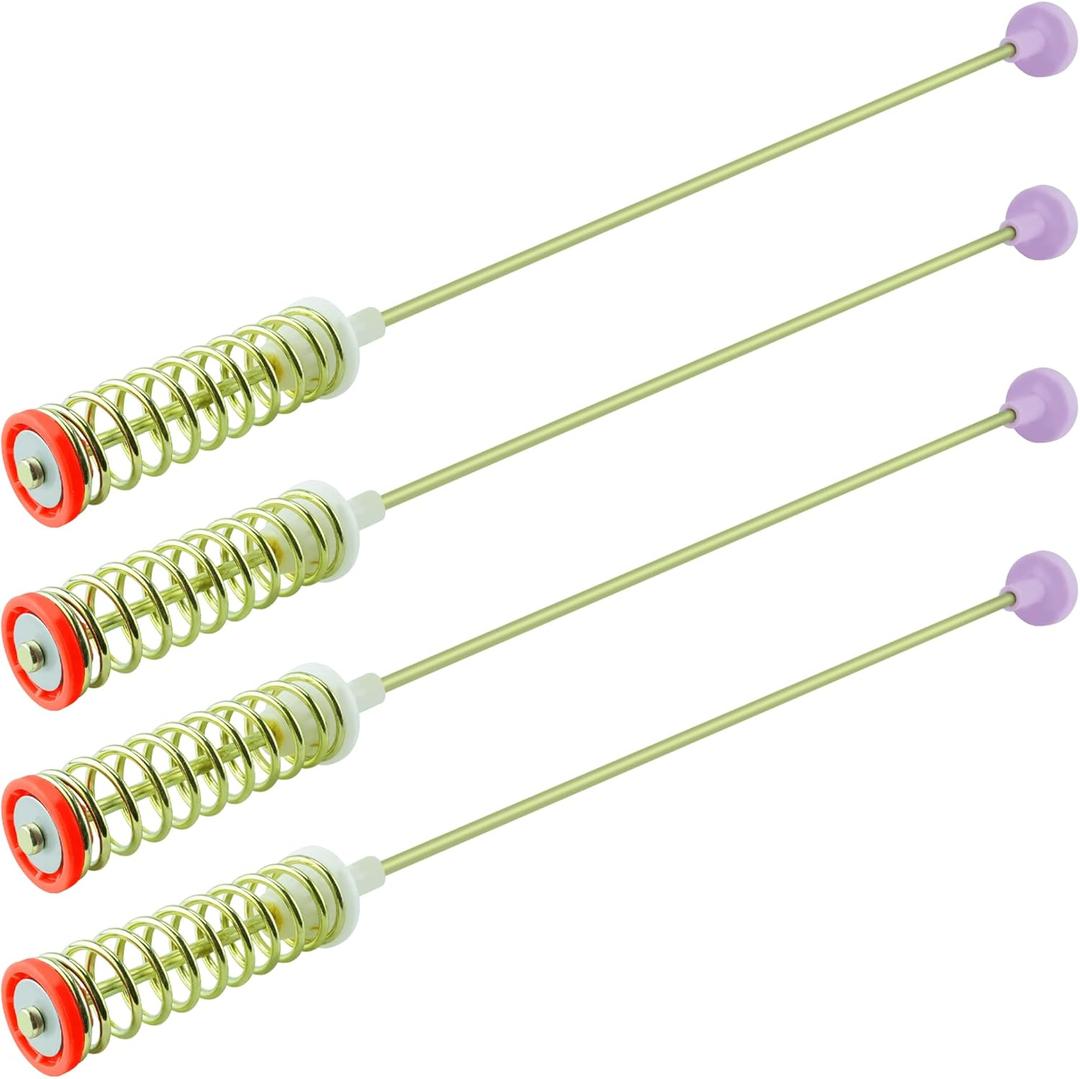 WA45H7200AW/A2 WA45H7000AW/A2 WA45N3050AW/A4 WA50T5300AC/US Washer Suspension Rods (Set of 4) for Samsung WA50R5200AW/US WA50R5400AV/US WA50R5400AW/US, Replace DC97-16350U DC97-16350T DC97-16350S