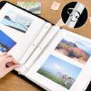 Fisyme Soccer Basketball Baseball Sports Photo Album Self Adhesive DIY Scrapbook Album for 2x3 4x6 5x7 6x8 Picture 20 Pages Memory Book for Family Wedding