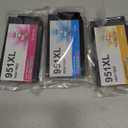 Miss Deer 951XL Color Ink Cartridges 3 Pack, Compatible Replacement Ink for Hp 950 951 Ink Cartridges Combo Pack, Work for Officejet Pro 8610 8600 8620 8625 8100 Printers