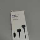 PALOVUE iPhone Headphones Earbuds Earphones wtih Lightning Connector Apple MFi Certified Compatible 14 13 12 11 Pro Max X XS XR 8 7 Plus with Microphone Controller SweetFlow Black