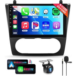 8 CORE 6G+128G Car Radio Stereo for Nissan Altima 2008-2012 with Wireless CarPlay Android Auto, 9 Inch 1280 * 720P IPS Touch Screen Android 13 GPS WiFi Bluetooth 32-Band DSP SWC Camera (Manual A/C) 8 CORE 6G+128G Car Radio Stereo for Nissan Altima 2008-2012 with Wireless CarPlay Android Auto, 9 Inch 1280 * 720P IPS Touch Screen Android 13 GPS WiFi Bluetooth 32-Band DSP SWC Camera (Manual A/C)