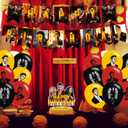 2 x Lucifer Birthday Party Decoration, Lucifer TV Series Theme, Red, Includes Banner, Cake Topper, Cupcake Toppers, Latex Balloons