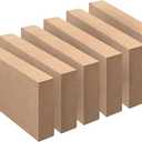 Fire Bricks, Woodstove Firebricks, Size 9″ x 4-1/2″ x 1-1/4″, 6-Pack, Insulating Fire Bricks, 1.25" Thick Clay Firebricks Replacement for Wood Stoves, Fireplaces, Fire Pit, Kiln, Pizza Oven