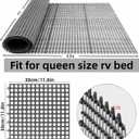 RV Mattress Underlay Pad, Ventilated Non-Slip Design, 83x59 inches, for RV/Camper/Boat