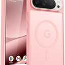 PuyaTeya for Google Pixel 10/10 pro Phone Case, Compatible with Magnetic, Military Grade Drop Protection Translucent Matte Shockproof Anti-Scratch Case for Pixel 10/10 pro (Pink)