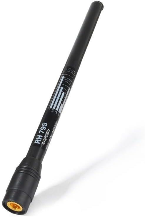70-1000MHz Wide Band Telescopic Antenna SMA-Male Mobile Radio Antenna for TYT MD-UV380 MD-380 TH-UV3R TH-UV8000E YAESU VX-6R Kenwood 2-Way Radio HT Scanner