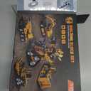 5 in 1 Building Toys STEM Robotics Kit for Kids 6-14, Remote & APP Controlled STEM Excavator/Truck/Robot/Bulldozer/Roller, 535 PCS Blocks RC Robot Erector Sets, Birthday Gift for 8 10 11 12+ Years Old