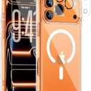 iPhone 17 Pro Case, Compatible with MagSafe, Magnetic Slim Cover, Anti-Yellowing & Shockproof, Clear Protective Case