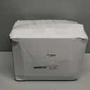 Realspring 2 Pcs Inflatable Bean Bag Chairs with Electric Air Pump Outdoor Blow up Chair Inflatable Lazy Sofa Folding Portable Loungers Couch for Living Room Bedroom(Orange)