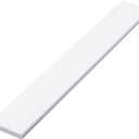 White Marble Threshold 4x36x5/8 Inch Marble Window Sill Shower Curb Top Tile Door Transition Bathroom Vanity Backsplash for Shower Pan System Jambs Fireplaces (Modern Style)