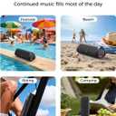 Bluetooth Speaker with HD Sound, Portable Wireless, IPX5 Waterproof, Up to 20H Playtime, TWS Pairing, BT5.3, for Home/Party/Outdoor/Beach, Electronic Gadgets, Birthday Gift (Black)