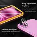 ivoler 3+3 Pack Tempered Glass for iPhone 16 Plus 6.7" Screen Protector with Camera Lens Protector with [Alignment Frame], Anti-Scratch Case Friendly Transparent HD Clear Film