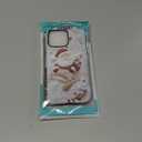 Generic Case Compatible with iPhone 14 Pro Max - Glossy Hybrid Durable Shockproof Phone Cover,Cases for Woman Girl - Christmas Santa Claus Snowflake