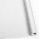 White Contact Paper 23.6" X 118" - Wood Peel and Stick Wallpaper Vinyl Film Thicken - Wood Grain Wallpaper Suitable for Furniture and Wall Decoration Cabinets, Desk, Countertops Easy to Clean