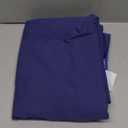 Aimon Weighted Blanket Cover 100% Cotton (48"x72", Dark Blue, Twin Size, Side Zipper) Washable Cover for Weighted Blanket, Removable Weighted Blanket Cover with 8 Ties