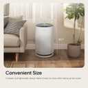 LG PuriCare 360 Air Purifiers for Home, Large and Small Room, Bedroom, Up to 2,059 ft in 1 Hr with NanoFiber True HEPA Filter, 360 Degrees of Filtration, WiFi, Air Quality Monitor, Low Noise