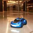 Dual Spray Remote Control Car Toy for Kids Adults, RC Model Racing Car Toys with Cool Led Lights, Birthday Gifts for Age 3 4 5 6 7 8-12 Year Old Boys Girls (Blue)