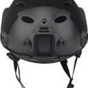 Tactical Fast Helmets Protective Airsoft Helmet, for Airsoft Paintball Outdoor Sports (Black)