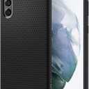 Spigen Liquid Air [grado militar] diseado para Galaxy S21 Case (2021) - Negro mate