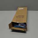 17.5" Professional Microfiber Floor Cleaning Mop, Flat Mop with Stainless Steel Handle, 2 Reusable Washable Pads, Wet and Dust Mopping for Hardwood, Vinyl, Laminate, Tile Cleaning (Blue)