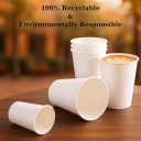 BHSG KING-370 Pack - 12 Oz Coffee Cups |paper Cups For Hot & Cold Drinks| Leak-proof, BPAFree, Sturdy Disposable Coffee Cups | Eco-friendly Hot Drinking Cups For Party, Picnic, And Events