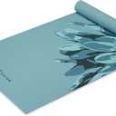 Gaiam Print Yoga Mat, Non Slip Exercise & Fitness Mat for All Types of Yoga, Pilates & Floor Exercises