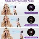 Ionic Hair Dryer with Auto-Adjusting Sensor,AI Hair Dryer with Magnetic Diffuser,160000 RPM High-Speed Hair Blow Dryer (Purple)