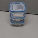 Snapware Glass Total Solutions Food Storage Containers Set, Airtight & Leakproof Plastic Locking BPA-Free Lids, Freezer Dishwasher Microwave Safe (3 PIECE)