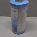 Pentair OMNIFilter CB6 Carbon Water Filter, 10" Whole House Heavy Duty Big Blue Carbon Block Taste & Odor Replacement Filter Cartridge, 10" x 4.5", 1 Micron, Blue