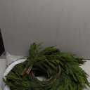 6FT Christmas Artificial Norfolk Pine Garland for Fireplace - Realistic Faux Greenery Fake Garland for Holiday,Table, Window,Mantel,Stairs, Home,Indoor Outdoor Decor (2PCS)