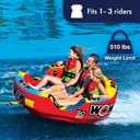 Wow Sports Go Bot Towable Tube - Front & Back Tow Points - for Boating - Kids & Adults