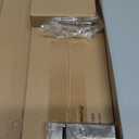 KES Glass Shelves for Bathroom, 24 Inches Bathroom Floating Shelf with Tempered Glass and Brushed Nickel Bracket Wall Mount 2 Pack, BGS3201S60-2-P2