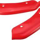 Pair of 2 Car Front Bumper Lip Splitter Protector Diffuser Spoiler Side Guard Cover Compatible for Dodge for Challenger SRT Scat Pack 2015-2020 (Color : Red)