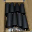 TURSTIN 16 Pack 6 Inch Plastic Furniture Legs with M8 T-Nuts Screws Tapered Sofa Couch and Chair Legs Replacement Furniture Legs for DIY Projects Sofas Coffee Tables Dressers Beds