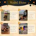 Vehomy 2Pcs Dog Cat Halloween Sweaters Dog Pumpkin Sweater Dog Cat Pumpkin Turtleneck Knitwear Shirt Dog Puppy Halloween Costume Clothes for Small Medium Dogs Cats XL