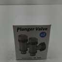 Plunger Valve Compatible with Intex Pool Parts and Accessories, On/Off Plunger Valve Replacement for Above Ground Swimming Pool and Pool Filter Pump (2 Pack)