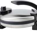 Electric Tortilla Maker, 10in Non Stick Pancake Maker with Knob Temperature Control and Stainless Steel Cover, for Home Kitchen Use
