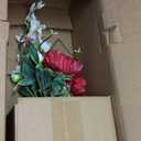 Nearly Natural Peony & Orchid Silk Flower Arrangement (29" x 10.25" x 10.25", Red)