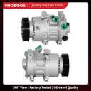 PHOBOOS A/C Compressor with Clutch Compatible with Hyundai Sonata 2012-2014 & Kia Optima 2012-2018, L4 2.0L/2.4L. Fast Cooling, Low Noise, Easy Installation, Ref. CO29159C, 178328