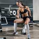 CHARMKING 4 Pairs Compression Socks for Women and Men, Size L/XL