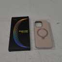 TORRAS Magnetic for iPhone 16 Pro Max Case Silicone with Stand, Fit for MagSafe, 360 Ring Stand with Camera Control, Ostand Q3 Silicone Rubber Soft Case for iPhone 16 Pro Max 6.9'', Dune Beige