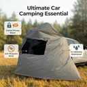 Instant Hatchback Cabana, Privacy Changing Room Car Camping Tent, Rope Fastened Tailgate Shelter for SUV, Van, MPV