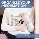 SNNDER Inspirational Butterfly Notebook Journal, Be Patient with Yourself Therapy Mental Health Journal for Women, Encouragement Gifts for Women, Hardcover Spiral Notebooks 5.5x8.3 Inch