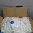 Mattress Topper Queen for Back Pain, Extra Thick Mattress Pad Cover, Plush Pillow Top, Deep Elastic Pocket, White