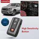 Key Fob Fits for 2004-2009 Toyota Prius, Smart Keyless Entry Remote for Silver Logo only MOZB31EG, 2nd Gen Smart Proximity Remote Control Prius Key 2004 2005 2006 2007 2008 2009